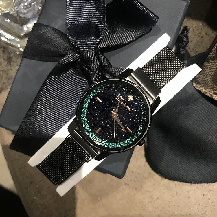 Magnetic Buckle Stainless Steel Women's Watch
