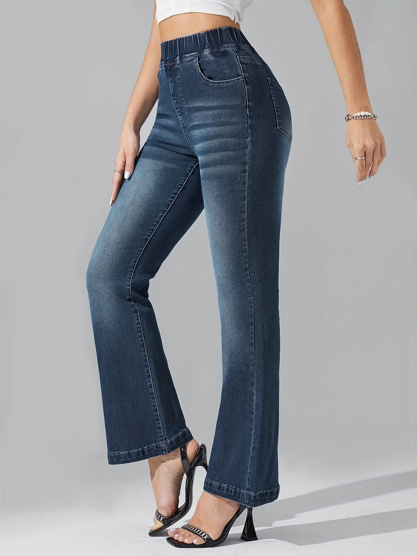 Mandi® | Casual Comfort Flare Jeans