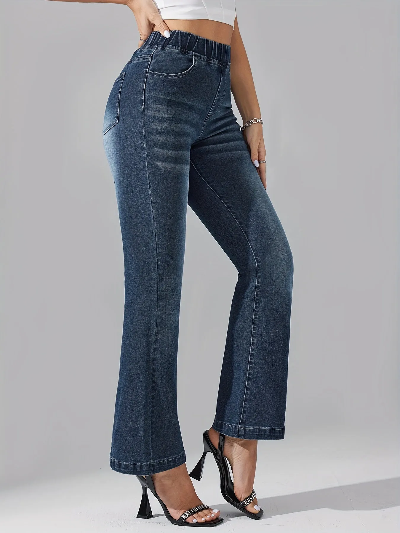 Mandi® | Casual Comfort Flare Jeans
