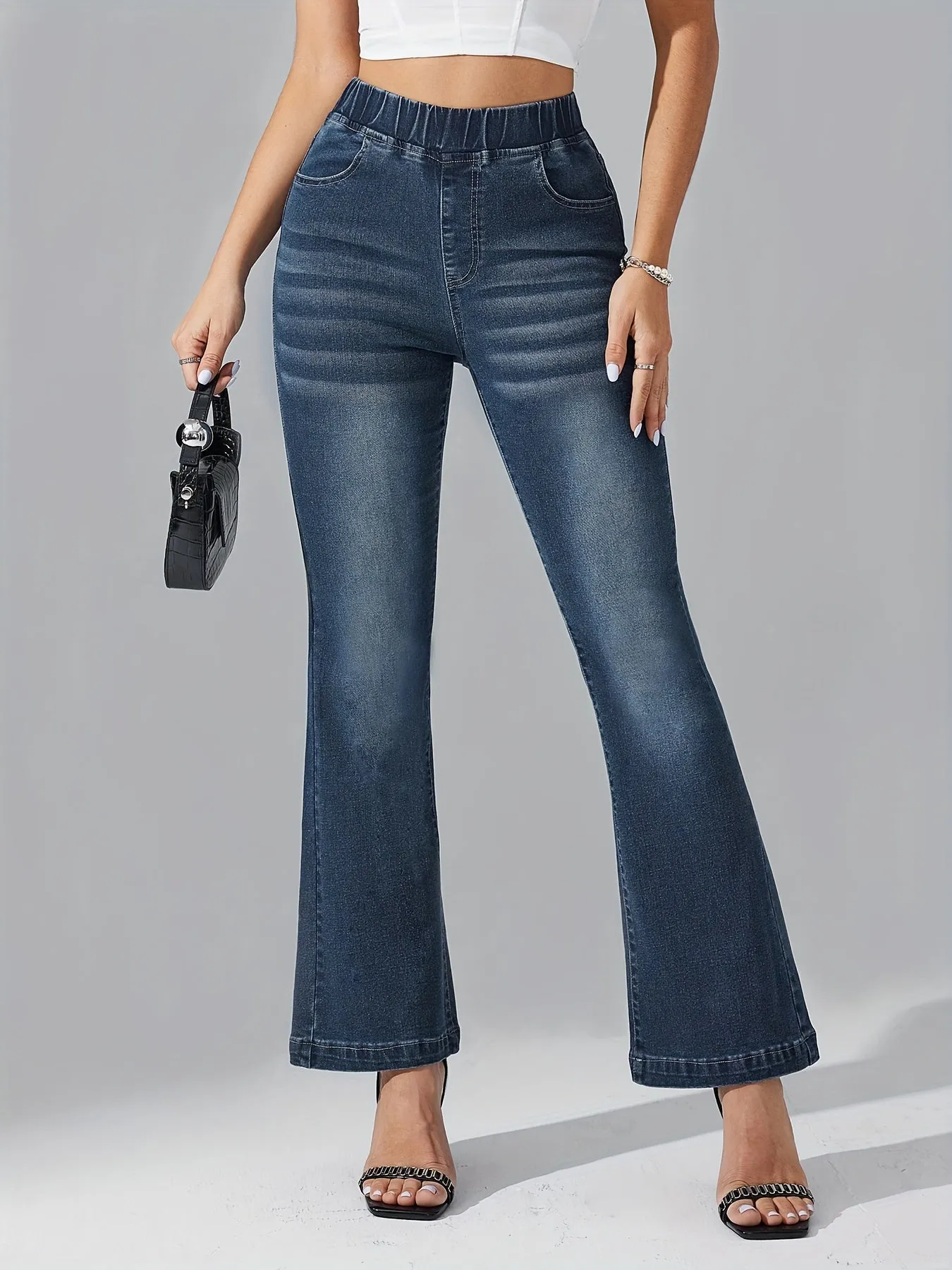 Mandi® | Casual Comfort Flare Jeans