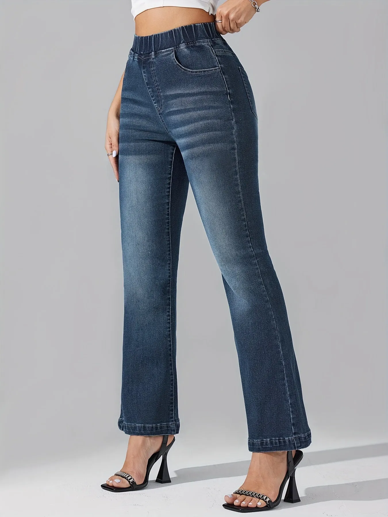 Mandi® | Casual Comfort Flare Jeans