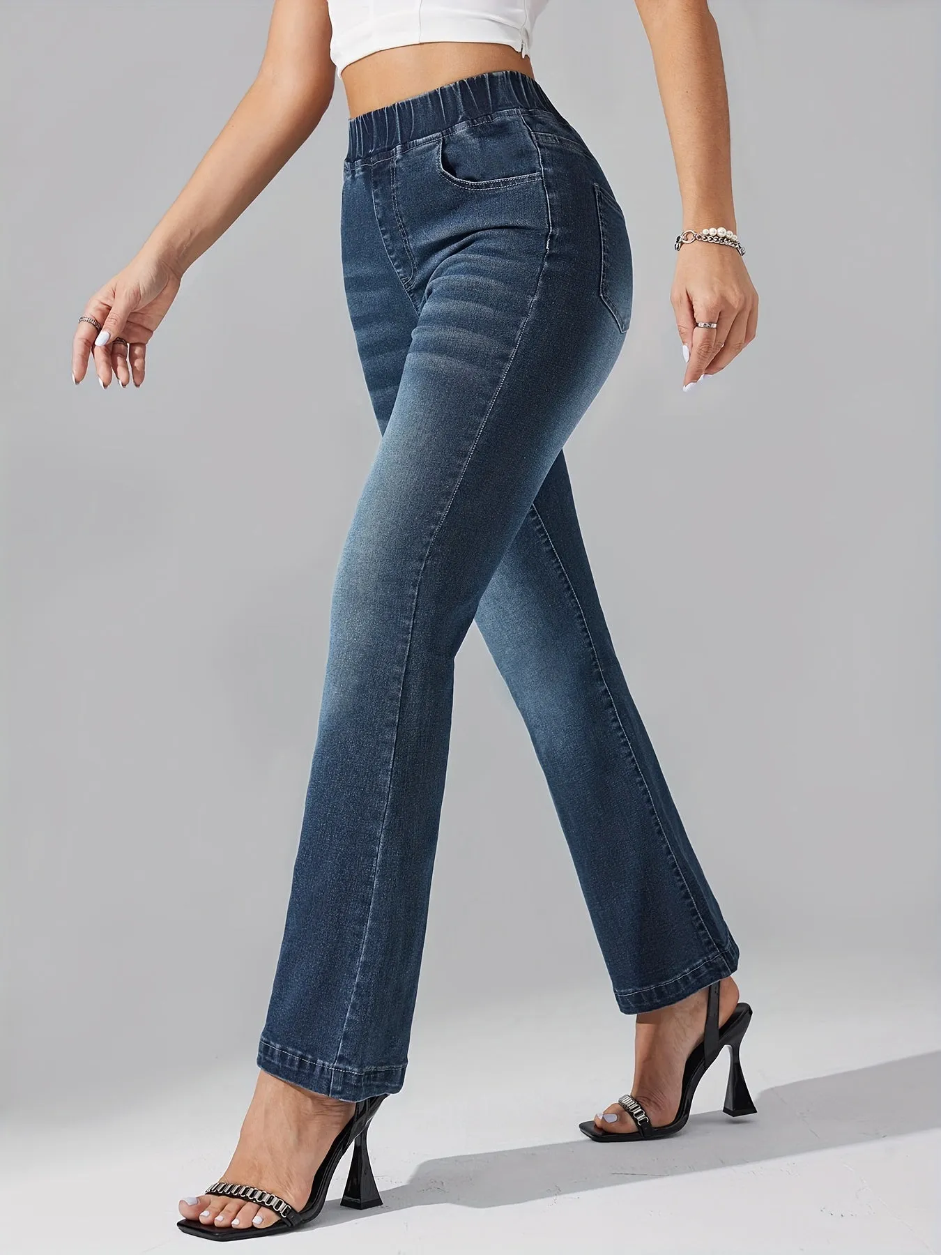 Mandi® | Casual Comfort Flare Jeans