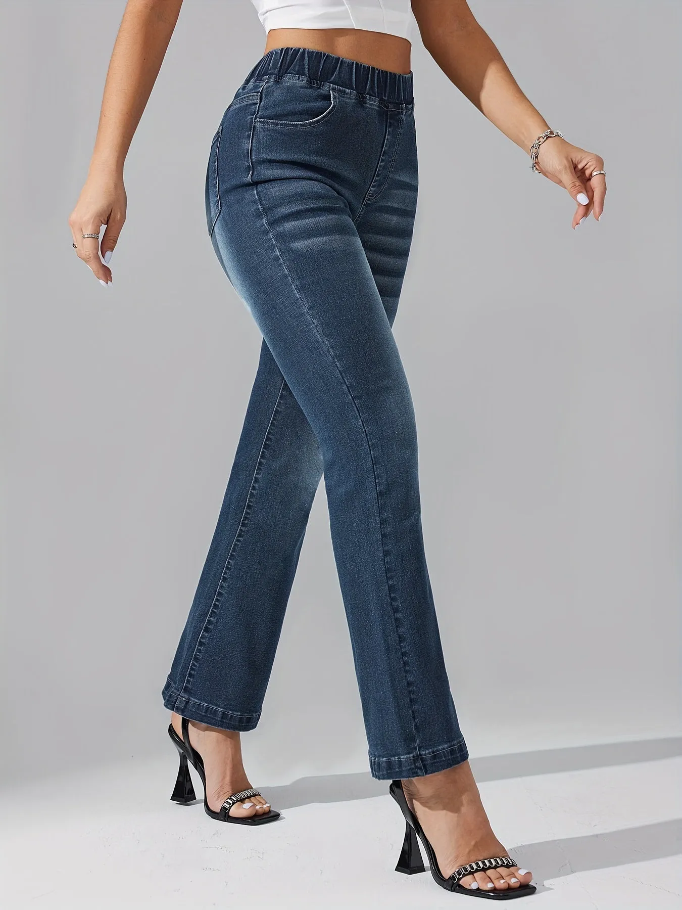 Mandi® | Casual Comfort Flare Jeans