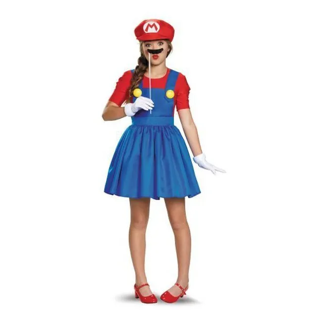 Mario Skirt Version Adult Costume