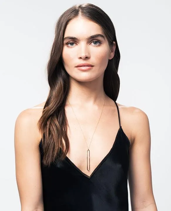 Marquis Lariat | White Gold with Diamonds on Points