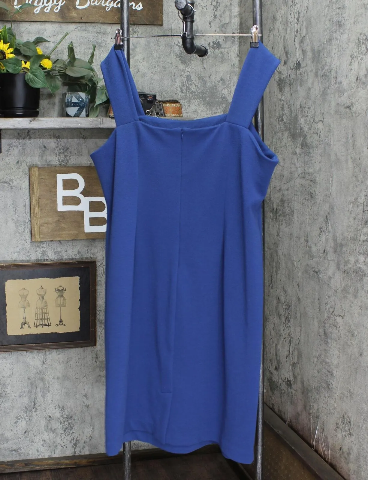 Maya Brooke Women's Plus Size Embellished Dress 29163 Wedgewood Blue 20W