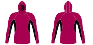 MEN AND WOMEN CUSTOM SNORKEL HOODIE LONG SLEEVE RASH GUARD