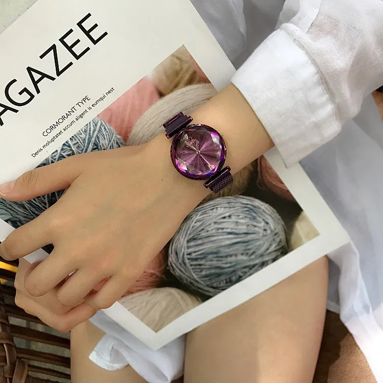 Mesh Magnetic Strap Women's Watch