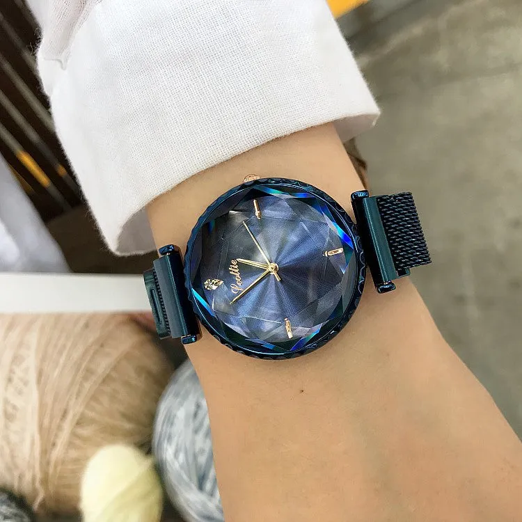 Mesh Magnetic Strap Women's Watch