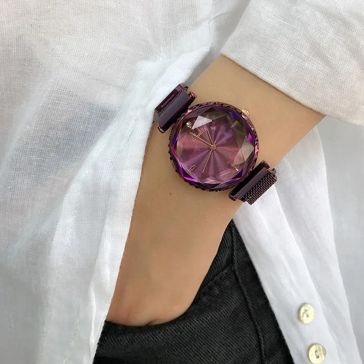 Mesh Magnetic Strap Women's Watch