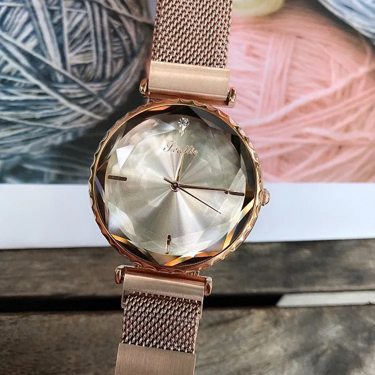 Mesh Magnetic Strap Women's Watch