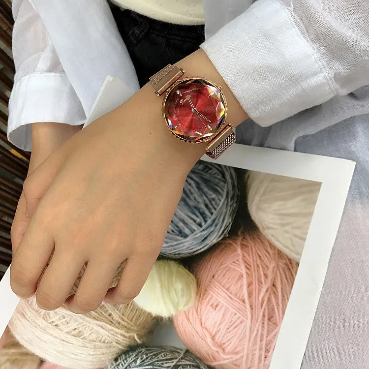 Mesh Magnetic Strap Women's Watch