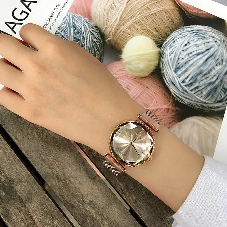 Mesh Magnetic Strap Women's Watch