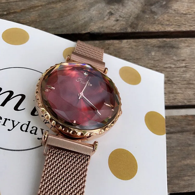 Mesh Magnetic Strap Women's Watch