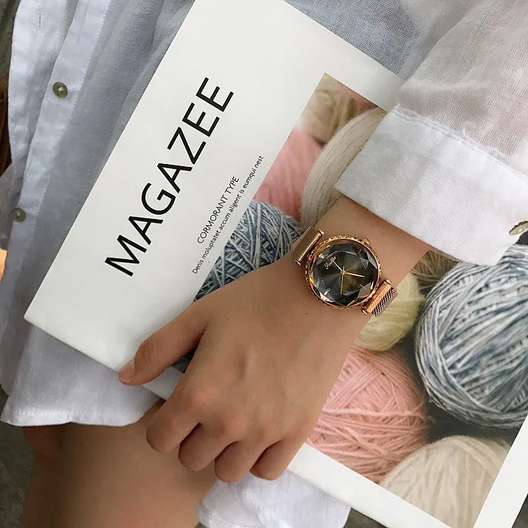 Mesh Magnetic Strap Women's Watch