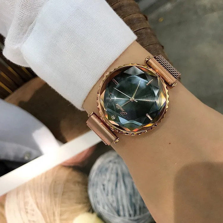 Mesh Magnetic Strap Women's Watch