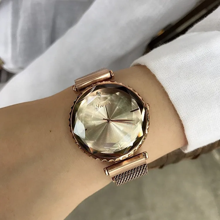 Mesh Magnetic Strap Women's Watch