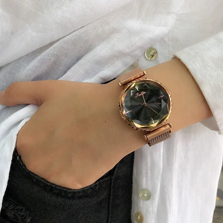 Mesh Magnetic Strap Women's Watch