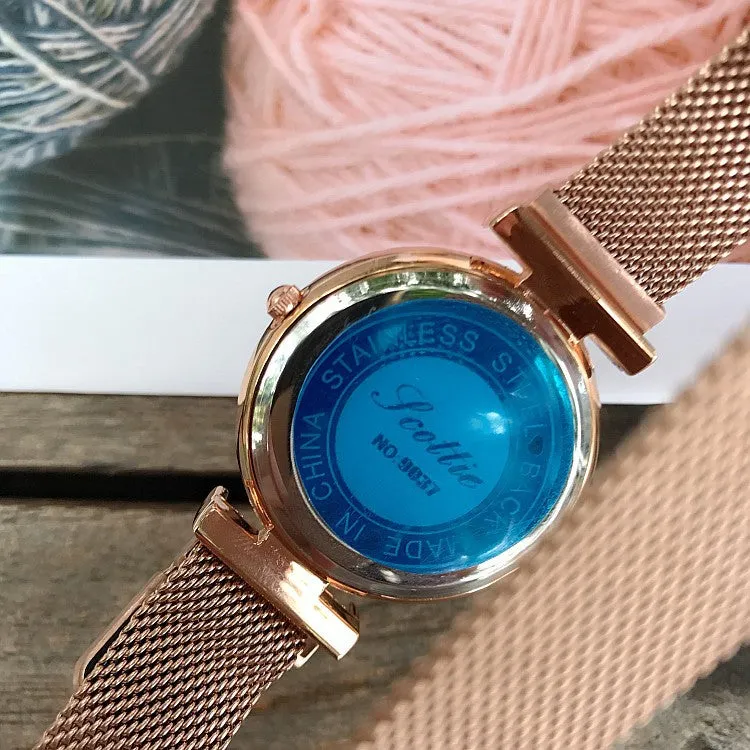 Mesh Magnetic Strap Women's Watch