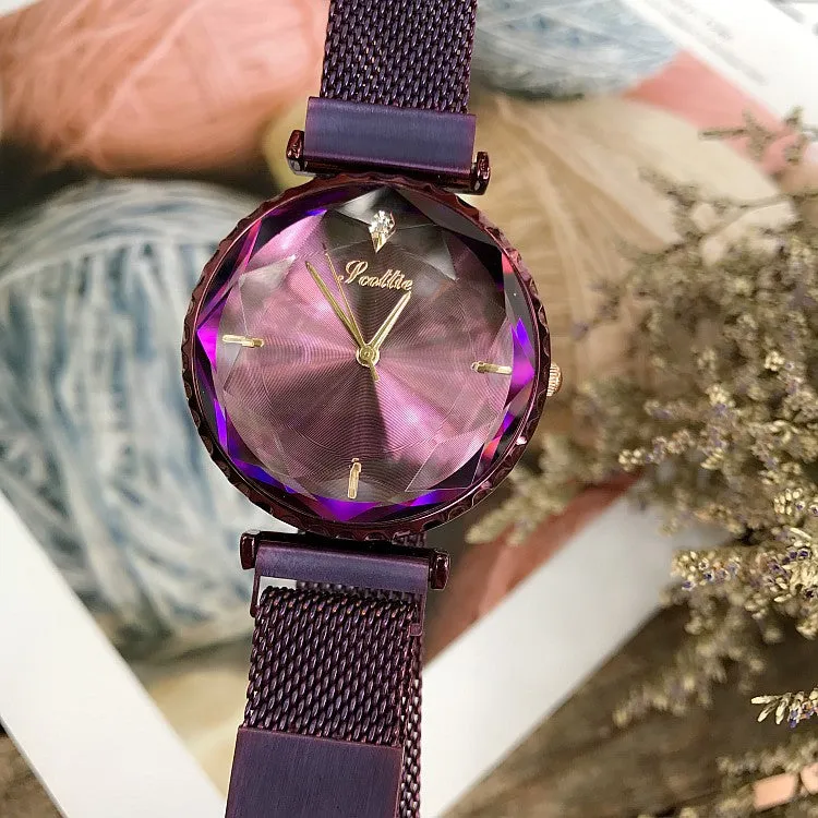 Mesh Magnetic Strap Women's Watch