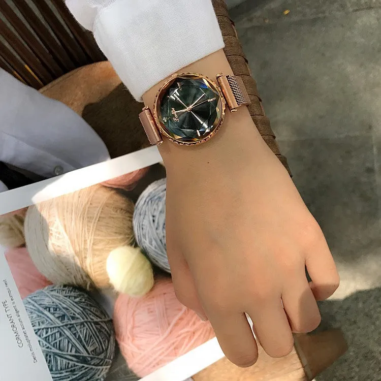 Mesh Magnetic Strap Women's Watch