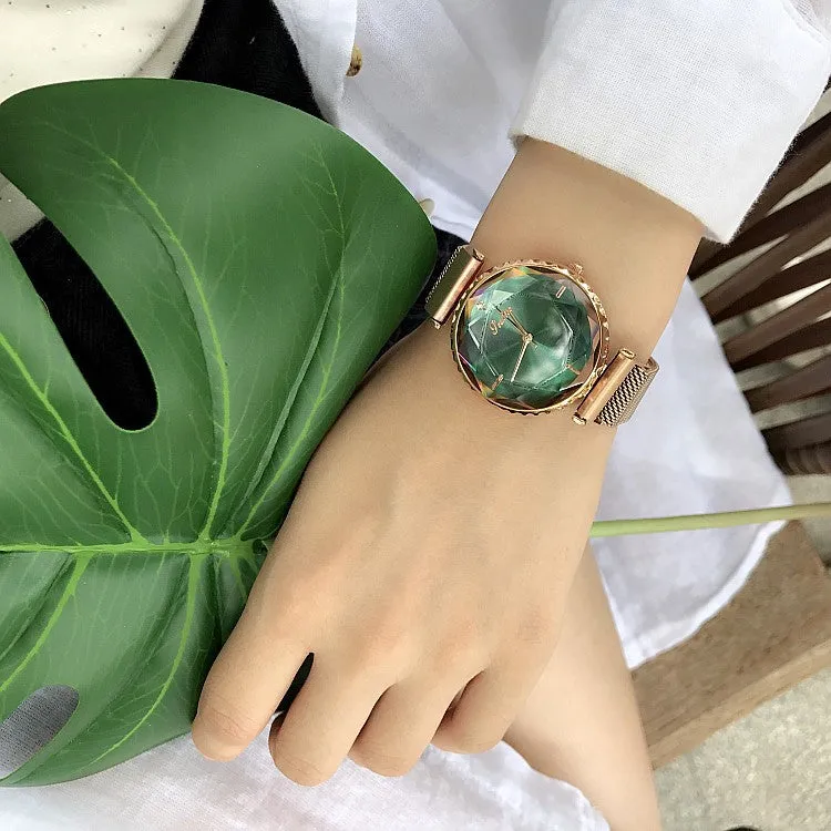 Mesh Magnetic Strap Women's Watch