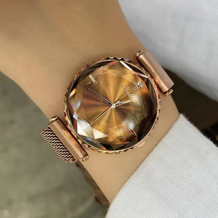 Mesh Magnetic Strap Women's Watch
