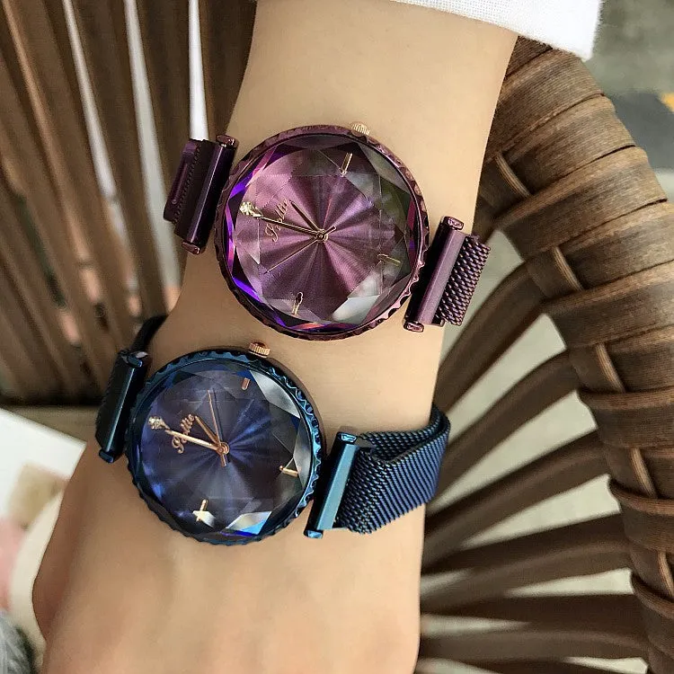 Mesh Magnetic Strap Women's Watch