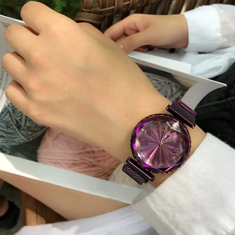 Mesh Magnetic Strap Women's Watch