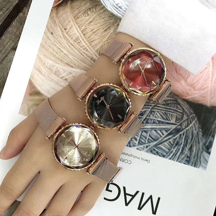 Mesh Magnetic Strap Women's Watch
