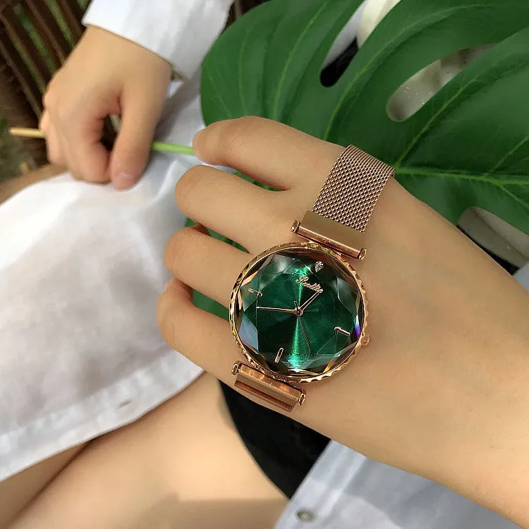 Mesh Magnetic Strap Women's Watch