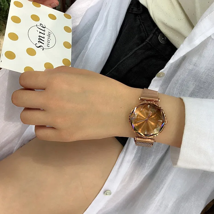 Mesh Magnetic Strap Women's Watch