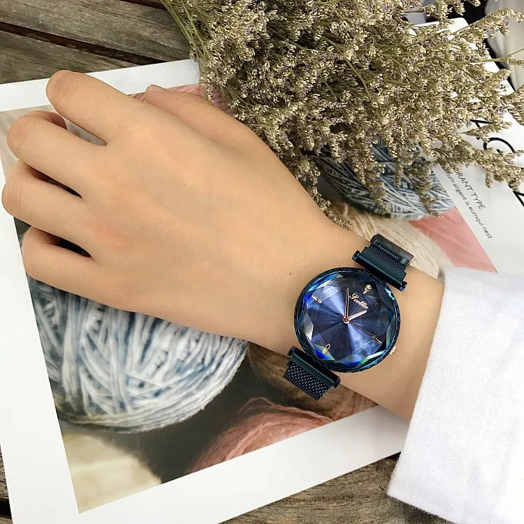 Mesh Magnetic Strap Women's Watch