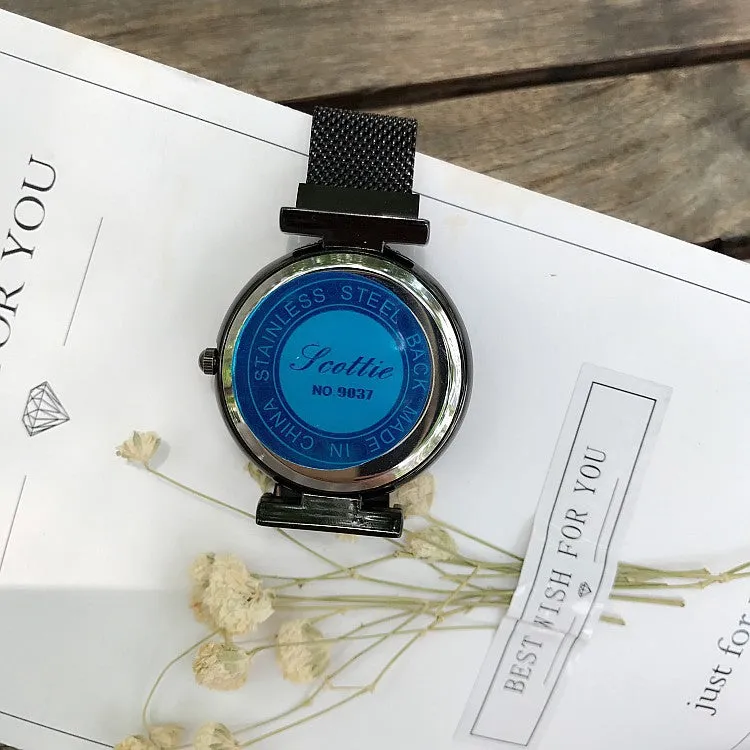 Mesh Magnetic Strap Women's Watch
