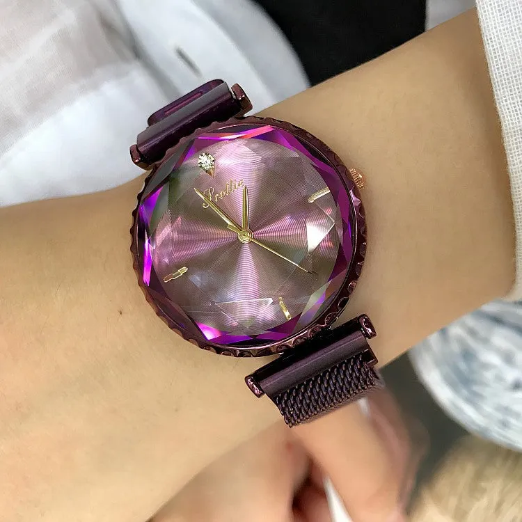 Mesh Magnetic Strap Women's Watch