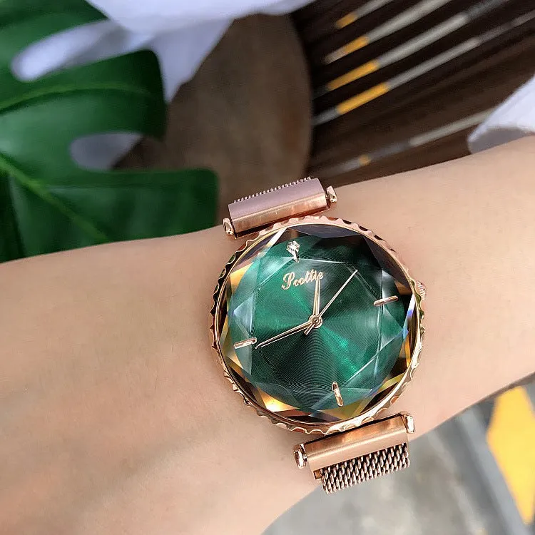 Mesh Magnetic Strap Women's Watch