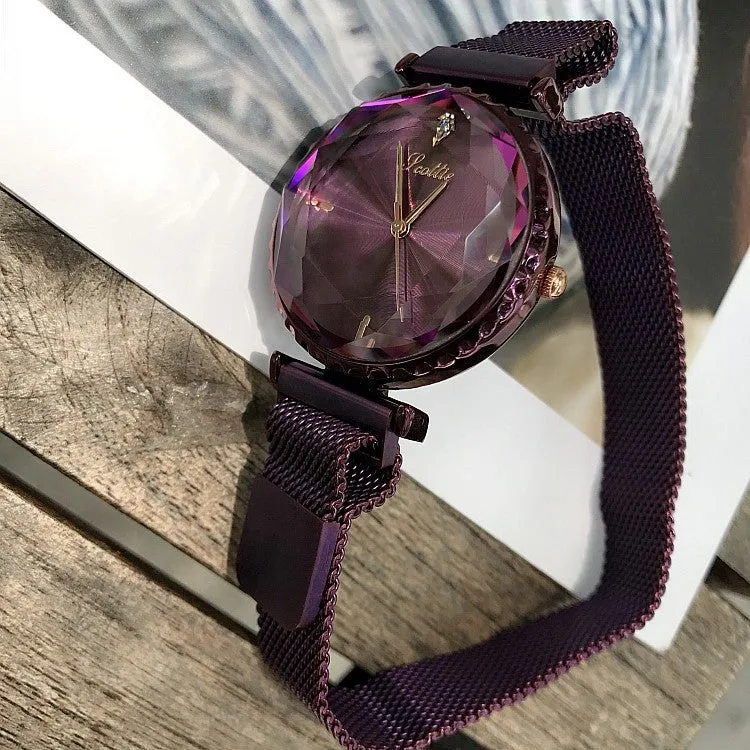 Mesh Magnetic Strap Women's Watch
