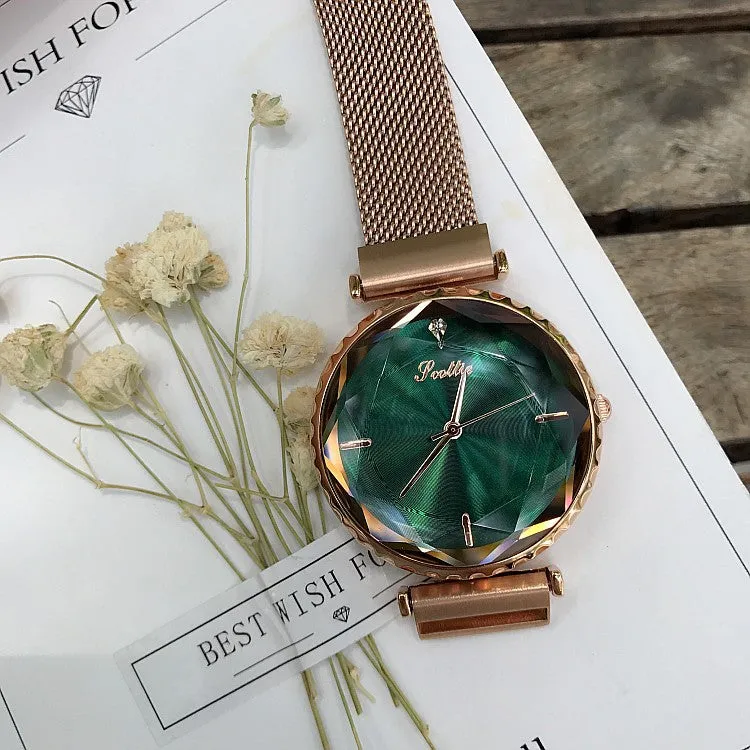 Mesh Magnetic Strap Women's Watch