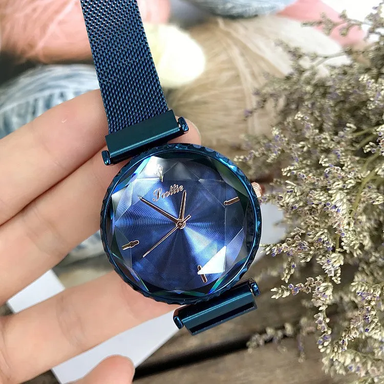 Mesh Magnetic Strap Women's Watch