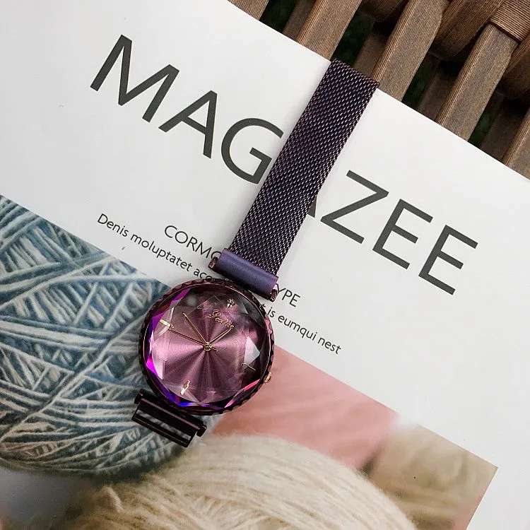 Mesh Magnetic Strap Women's Watch