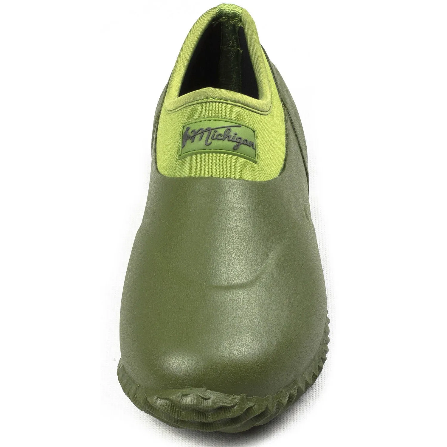 Michigan Green Neoprene Garden Boots Slip On Waterproof Outdoor Shoe