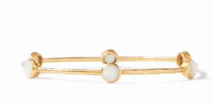 Milano Luxe Bangle - Pearl - Medium