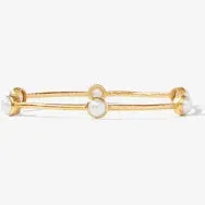 Milano Luxe Bangle- Pearl