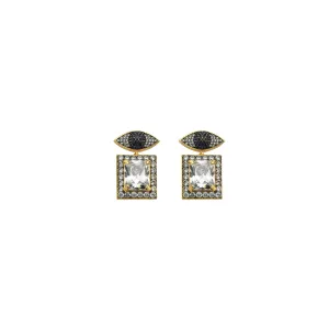 MINI EVIL EYE WALES EARRINGS