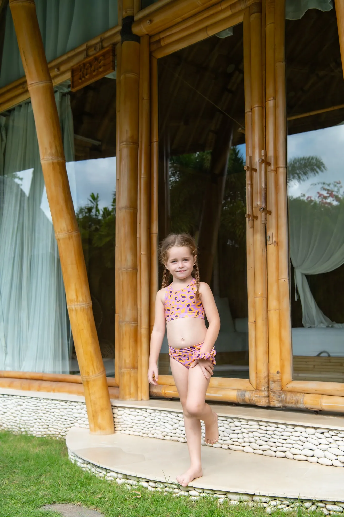 Mini Gia Bikini Set Final Sale - Bejeweled Leopard
