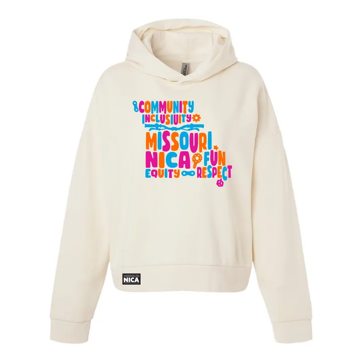 Missouri NICA Values Women's Crop Hoodie