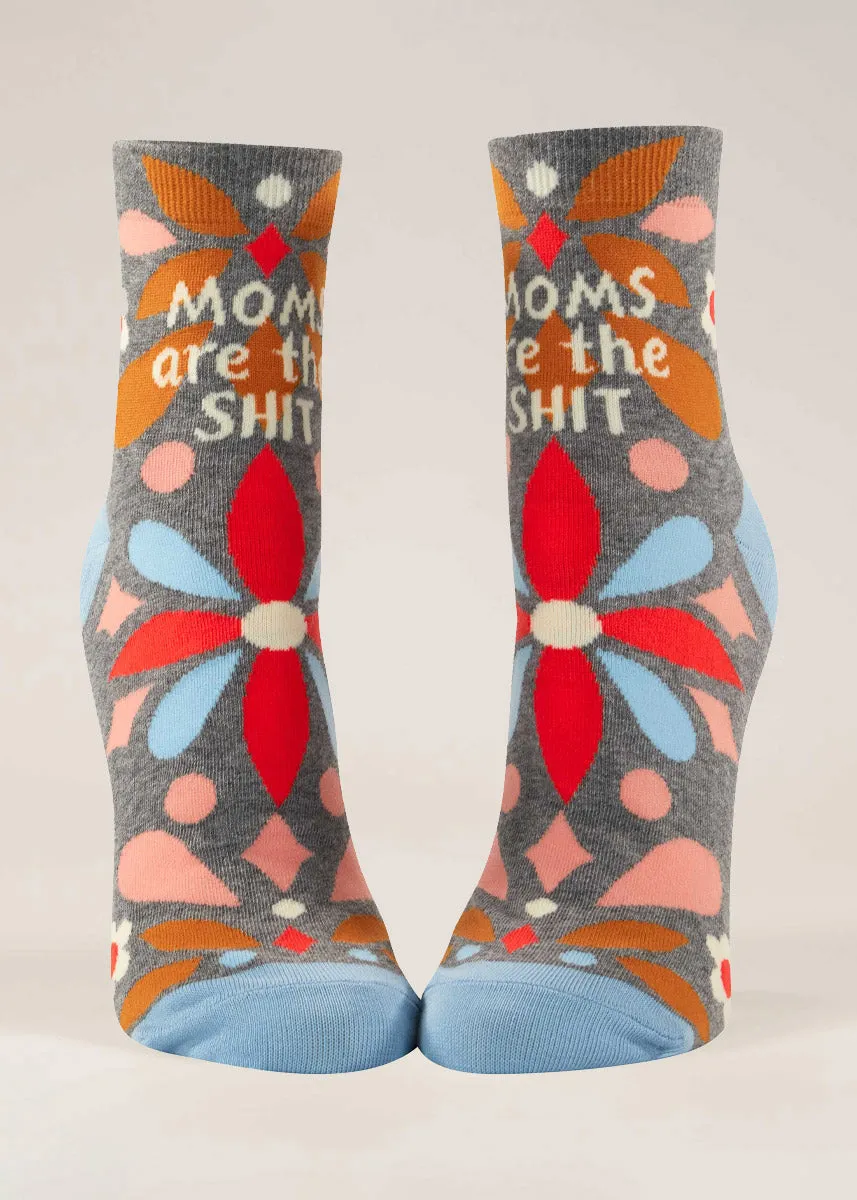 Moms Are the Shit Ankle Socks