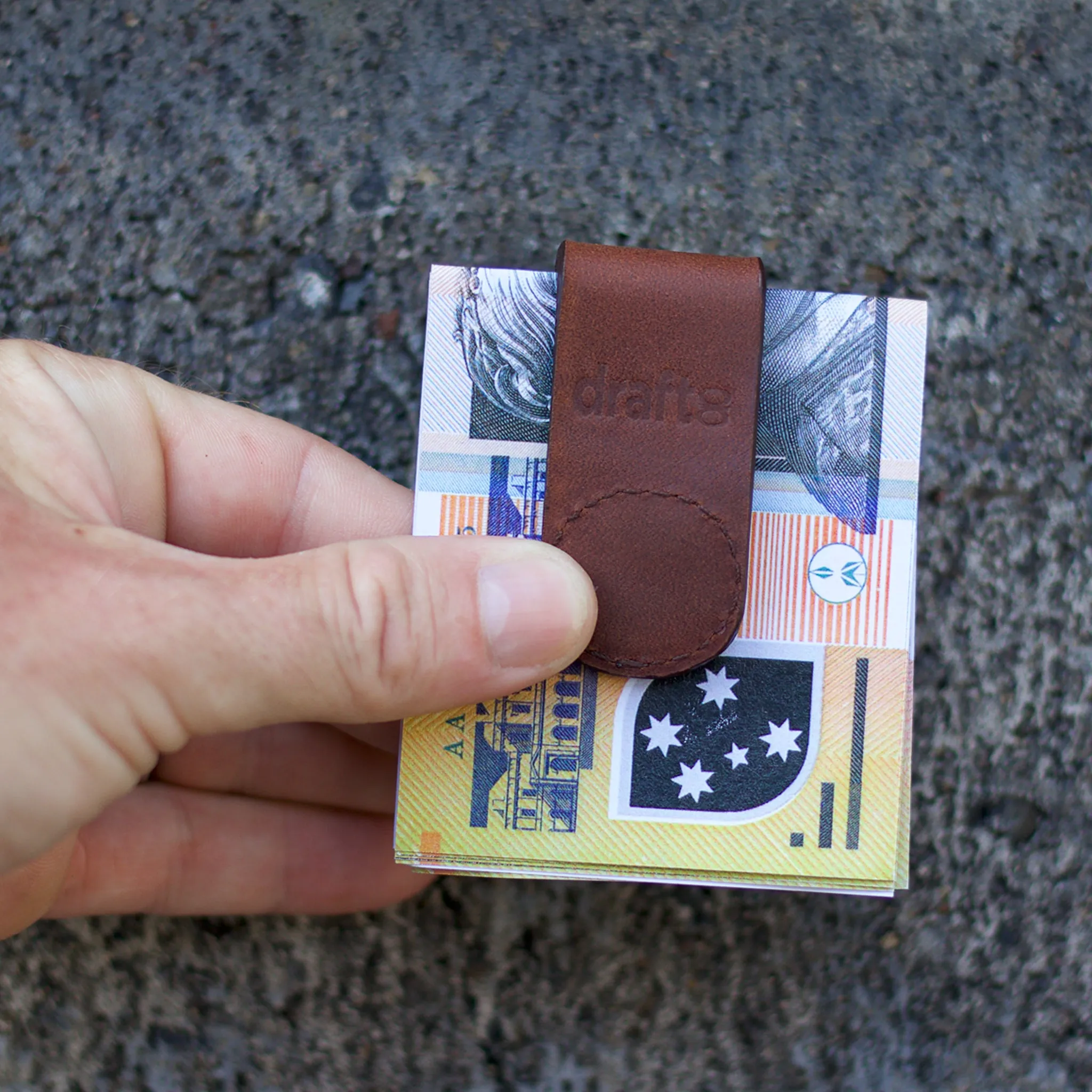 Money Clip B/B Brown