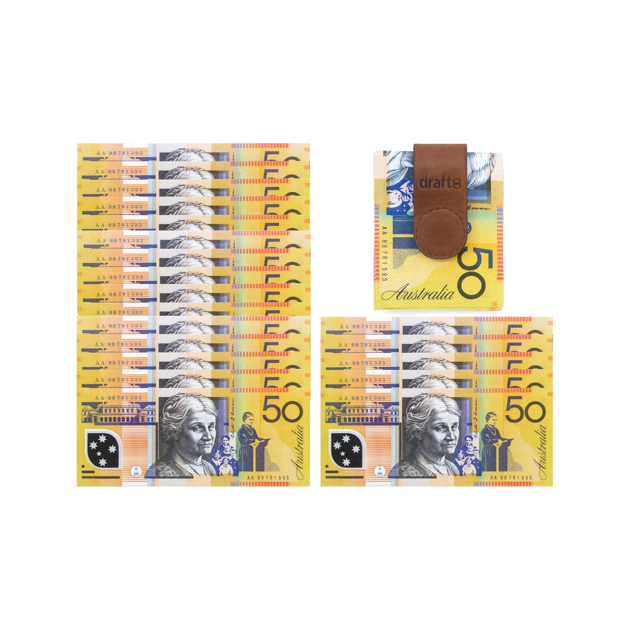 Money Clip B/B Brown