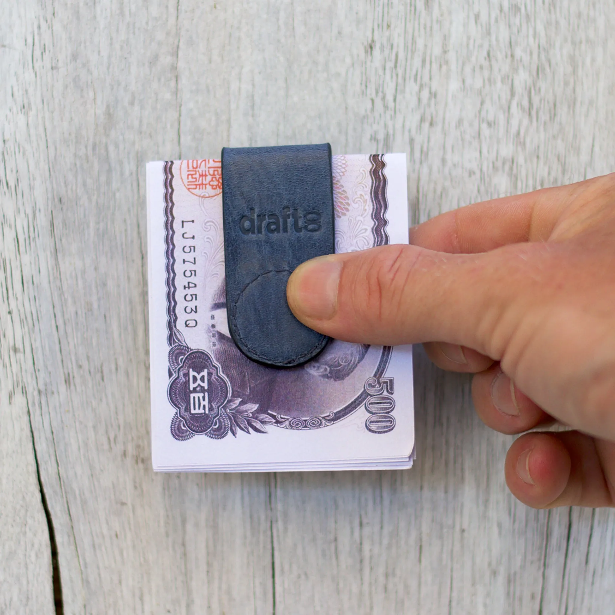 Money Clip B/B Navy Blue